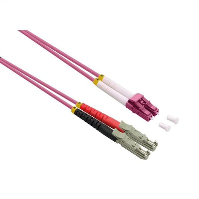 Roline Lwl-cable Duplex 50 125M OM4, Lsh Lc, Lsoh, Violett, 5M — image 1