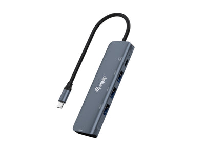 Equip Adapter USB-C - Hdmi, USB 3.0,PD 4K30HZ 0.15M Gr — image 1