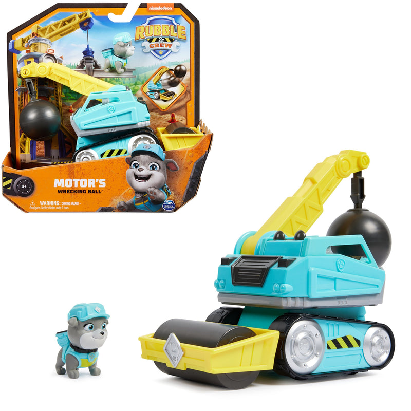 Spin Master Rubble & Crew - Vehículo Construcción With Bola Demolición With Figure Motorizada, Vehículo Toy 60