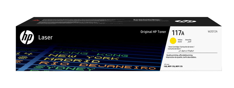 HP Genuine Toner 117A Yellow