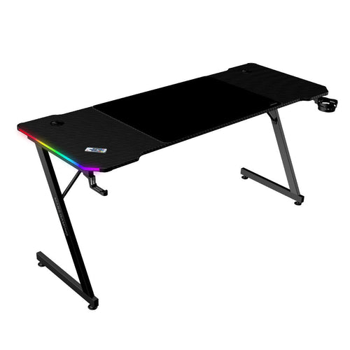 Mars Gaming Desk Gaming MGD-X160 RGB Black 160X60/ Mouse Pad XXL/ Stands Externos Bebidas And Headphones/ Gest — image 1