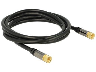 Delock Cable F Male F Male RG-6/U 2,0M — image 1