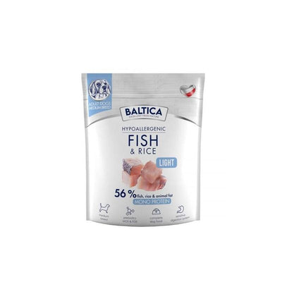 Baltica Nutraceutic Hypoallergenic Fish & Rice Light M 1KG — image 1