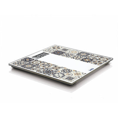 Scale Bathroom Electrónica With Battery Rechargeable Charging Máxima 180KG Model Estampado Brown — image 1