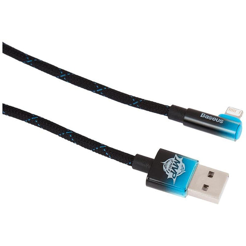 Baseus Data Cable Lightning 2.4A 1MT Mvp 2 Elbow-shaped Blue CAVP000021 — image 1