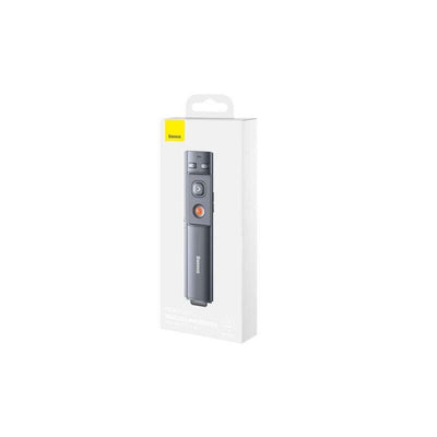 Baseus Laser Wireless Presenter Orange Dot Remote Controller Network Laser)(charging Version 100M Remote, Dual — image 1