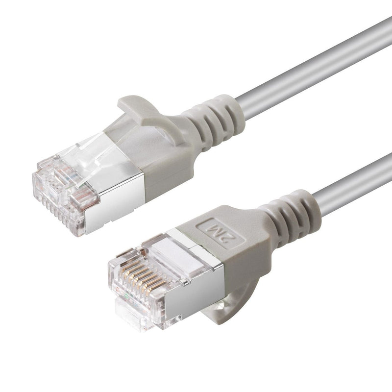 Microconnect V-FTP6A0025-SLIM Network Cable Grey 0,25M CAT.6A U/FTP (STP)