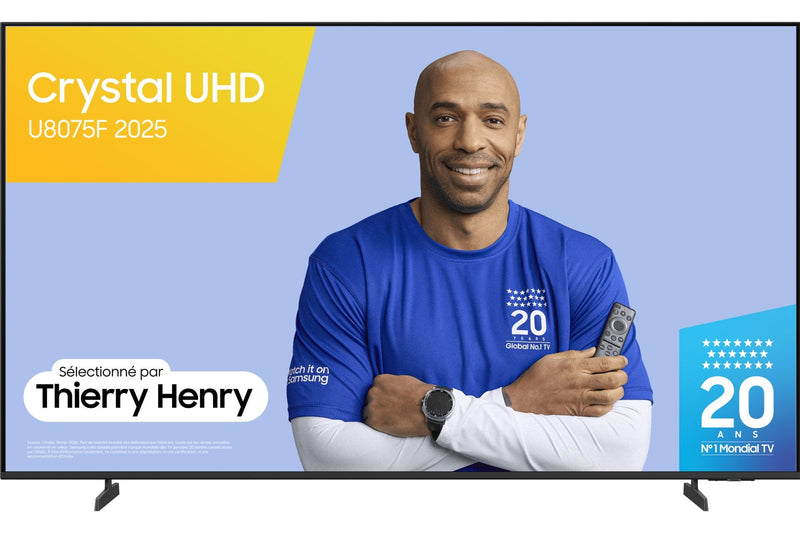Samsung TV 75 Pulgadas Crystal UHD U8075H 4K Smart TV With Vision Ai Companion, Crystal Processor 4K, Dynamic