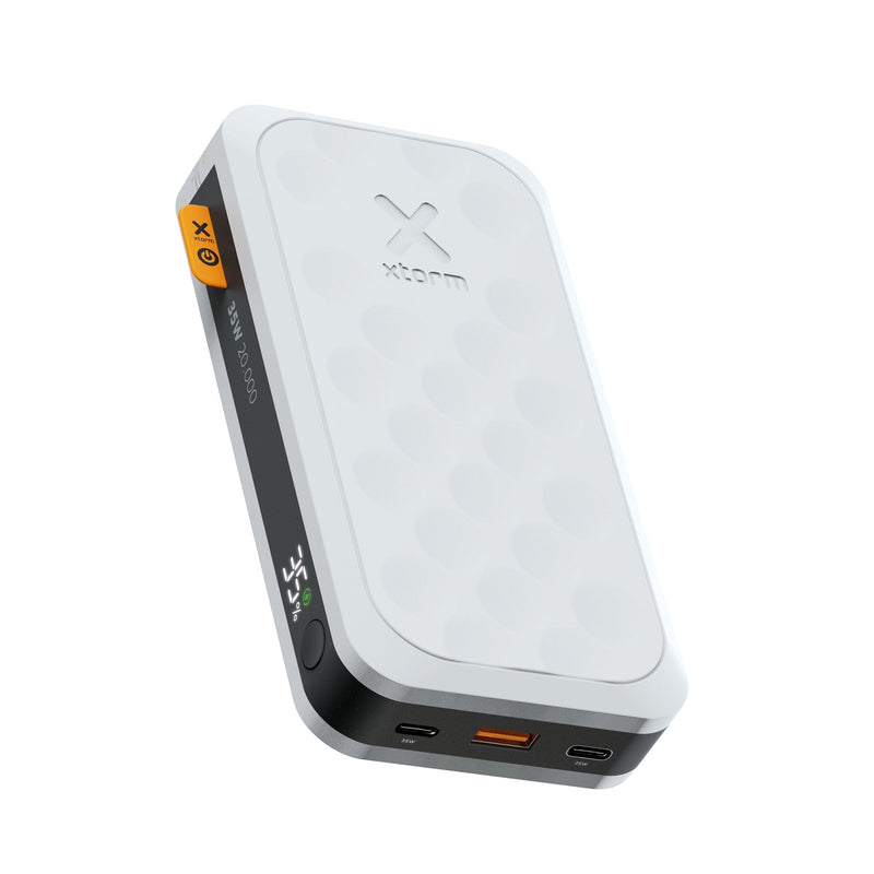 Xtorm Power Bank Fuel Series FS-5200 20000MAH White 20000MAH/ Up To 35W/ 2x USB-C, 1x USB-A/ LCD