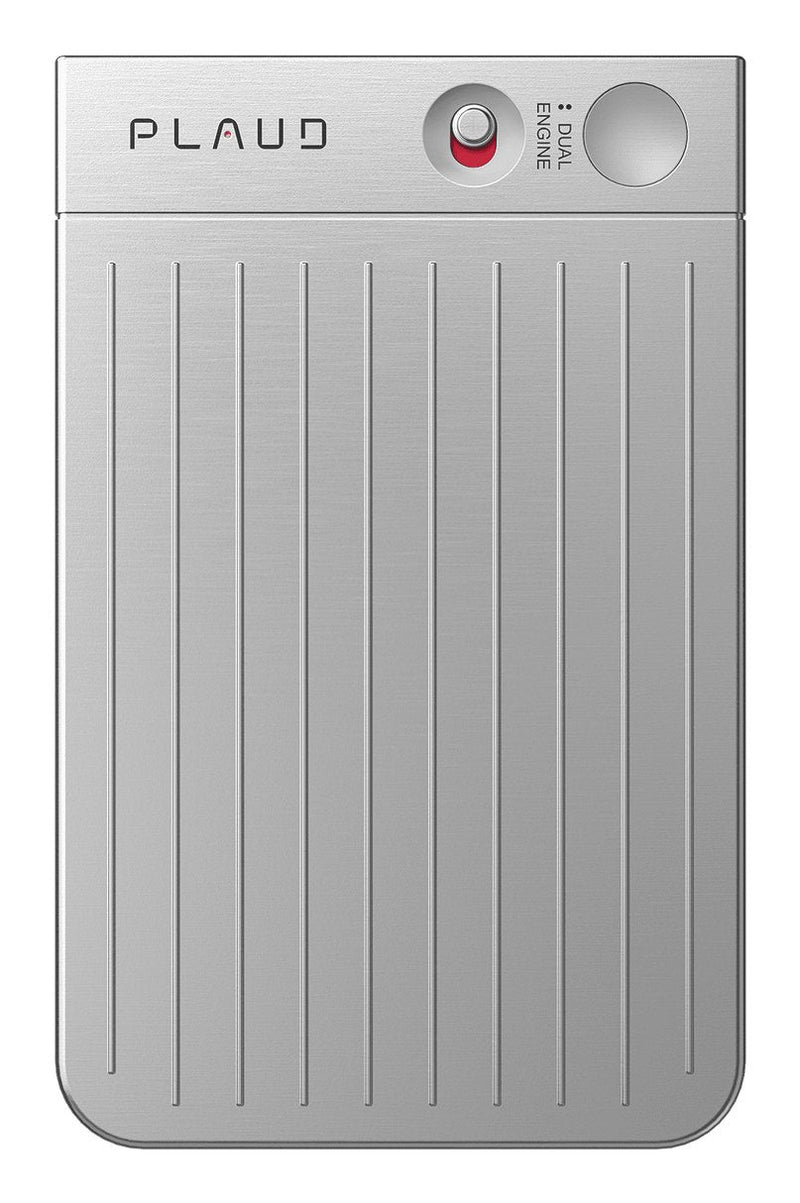 Plaud Writer Voice Note With Tecnología Ia Silver