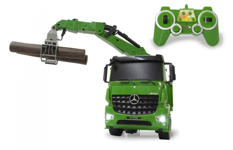 Jamara Container Lkw Model Controlado Radio Motor Eléctrico 1:20, Radiocontrol Green 1:20, 6 Years 2400MAH, 1,