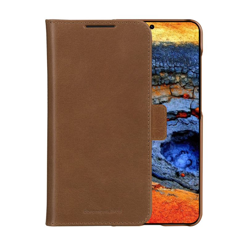 DBRAMANTE1928 Lynge Case For Galaxy S25 15,8CM (6.2) Book Bronceado