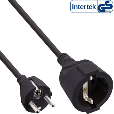Inline® Power Cable Alargo Power Type F Black 15M — image 1