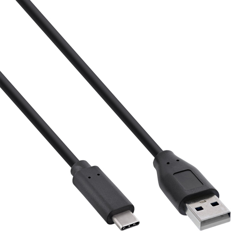 Inline Cable USB 2.0, Type-c Male a Male Black 3M