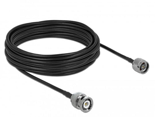 Delock Cable Antenna N Connector Male a BNC Connector Male LMR195 10M — image 1