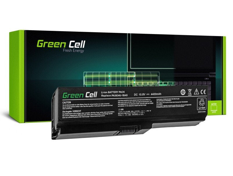 Green Cell Battery Toshiba Satellite A660 A665 L650 L650D L655 L670 L670D PA3634U-1BRS / 11,1V 4400MAH