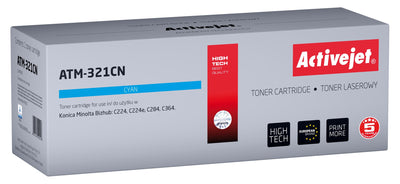 Activejet Toner ATM-321CN (reemplazo Konica Minolta TN321C - Supreme - 25,000 Páginas - Cyan) — image 1