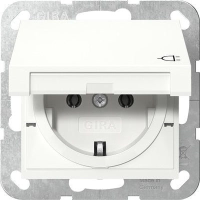 Gira 445403 Schuko Kd System 55 White Puro — image 1