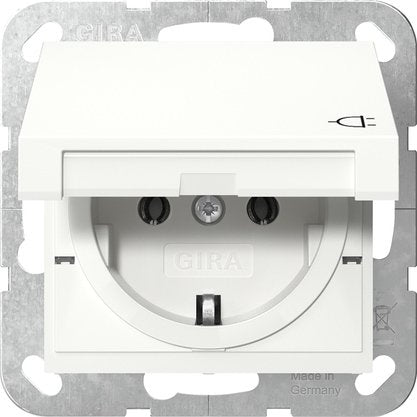 Gira 445403 Schuko Kd System 55 White Puro