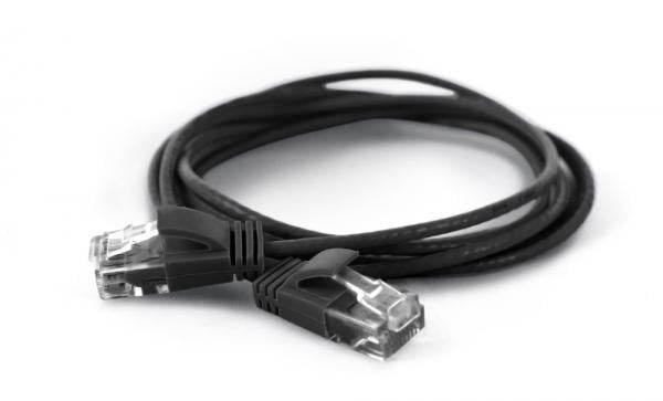 Wantec Network Cable UTP CAT.6A D2,8MM 0,10M Black