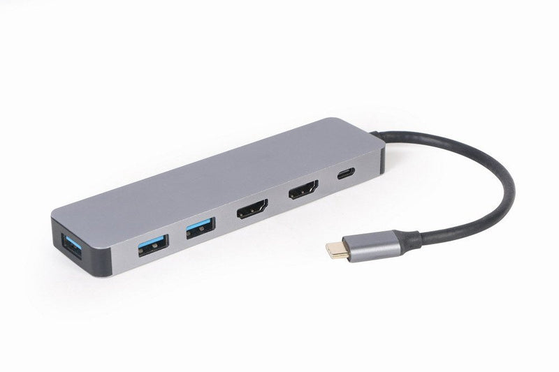 Gembird A-CM-COMBO3-03 Multi Port Adapter USB Type-c 3IN1 Hub + HDMI + Pd