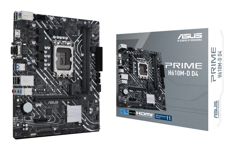 ASUS Motherboard Prime H610M-D D4 Socket 1700 microATX