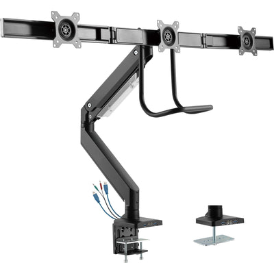 Inline Stand Desk With Elevador And USB 3.0, Mobile Phone 3 Screens Up To 27 Max. 3X6KG — image 1