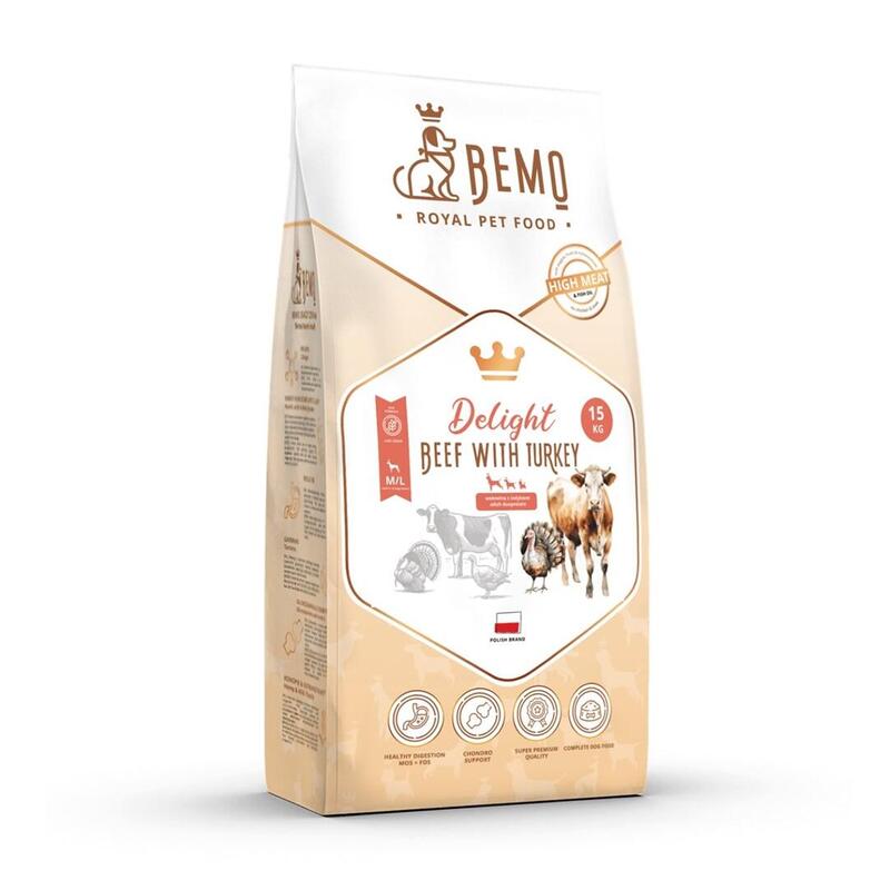 Bemo Comida Mascotas Sucha Delight Beef With Turkey - Ternera Pavo Medium/Large 15KG