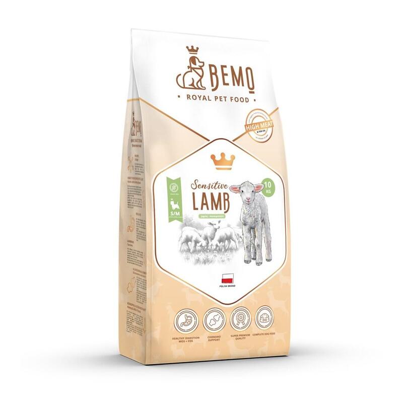 Bemo Comida Mascotas Sucha Sensitive Lamb - Cordero Small/Medium 10KG