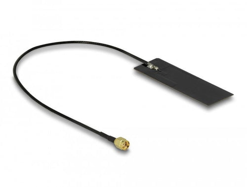 Delock 12649 Antenna WLAN Wi-Fi 6 802.11 AC/Ax/a/H/B/G/N Rp-sma Male 2 - 4 dBi And Pcb 15CM Internal Self-adhe — image 1