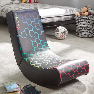 X Rocker Neo Hex Edition Chair Gaming Asiento Acolchado Tapizado Black — image 1