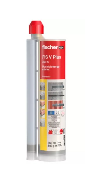 Fischer Mortero Altas Prestaciones Fis V Plus 360 S 558745