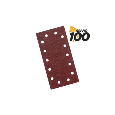 Blim Pack 10 Lijas With Velcro Lijadora BL0123 - Grano 100 - Formato Rectangular — image 1