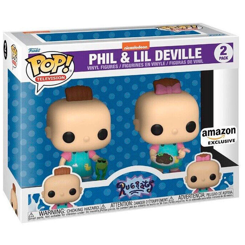 Blíster 2 Figuras Pop Rugrats Phil & Lil Exclusive