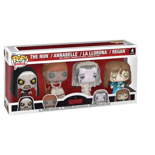 Blister 4 Figuras Pop Warner Bros Horror — image 1