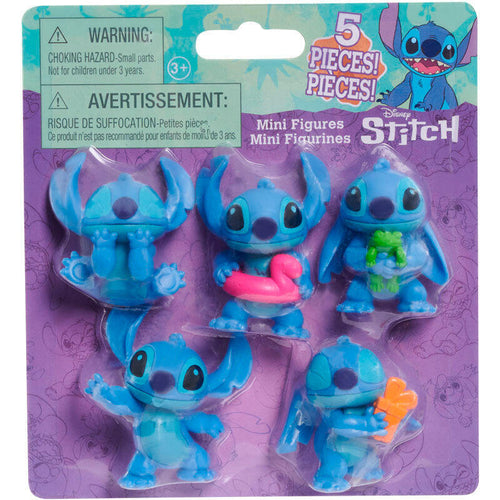 Blister 5 Figuras Stitch Disney — image 1
