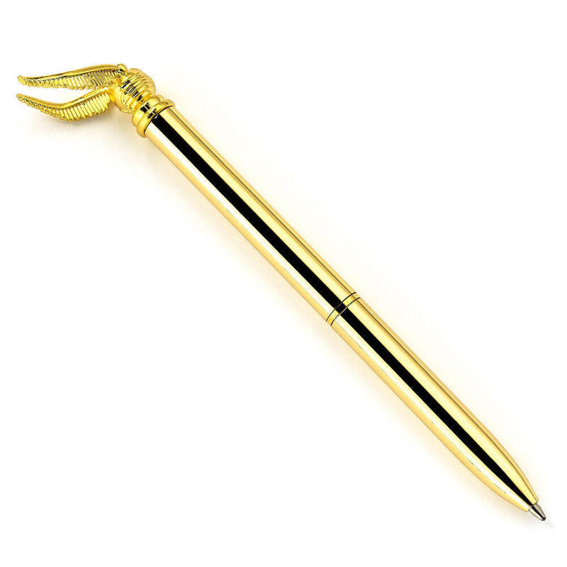 Pen Metallic Snitch Dorada Harry Potter