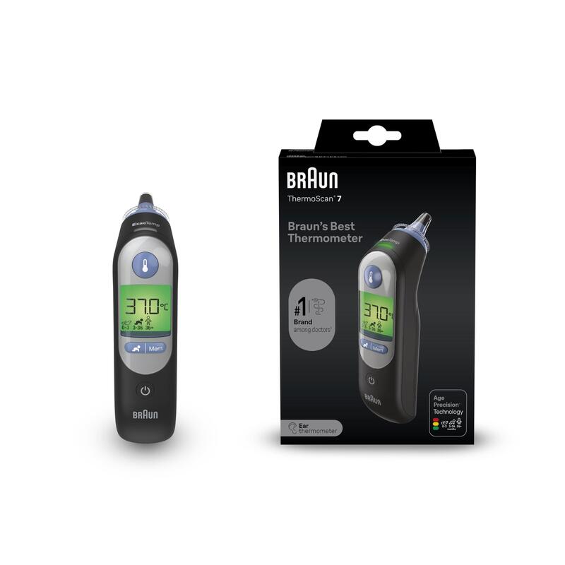 Braun Thermometer Clínico IRT6520B / Thermoscan 7 Irt 6520 Black