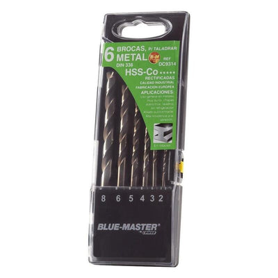 Drill Bits Hss-co Stepcut Ø2-8MM, Set 6 Pieces — image 1