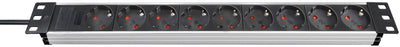 Brennenstuhl 1390007009 Base Múltiple 2M 9 Salidas AC Aluminium Black — image 1