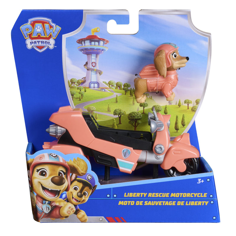 Spin Master Paw Patrol - Moto Rescate Liberty With Figure Coleccionable, Vehículo Toy 6074761