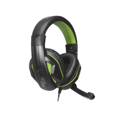 Steelplay Headphones HP45 Alámbrico Set Black Green — image 1