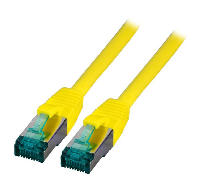 Efb RJ45 Network Cable S/FTP, CAT.6A, Lszh, 0,5M, Yellow