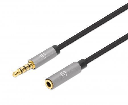 Manhattan Cable Alargador Audio Aux / Jack 3,5MM 3M