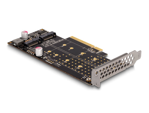 Pci Express X8 Card a 2 X Intern NVMe M.2 Key M - Bifurcation - Low Profile Formfaktor — image 1