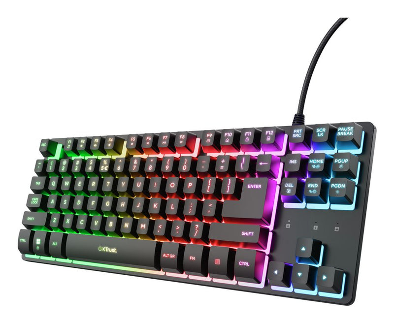 Trust Gxt 833 Thado Tkl Keyboard Set USB QWERTY English Ee. Uu. Black