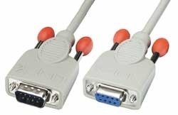 Lindy 0,5M RS232 Cable Signal Grey RS232 9P-SUBD M/F 0,5M — image 1
