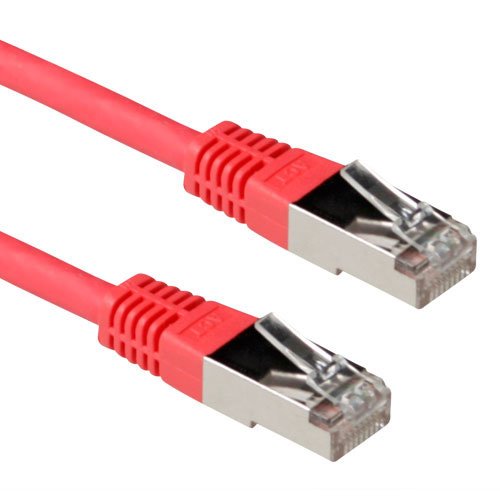 Red 5 Meter Lszh SFTP CAT.6A Patch Cable With RJ45 Connectors