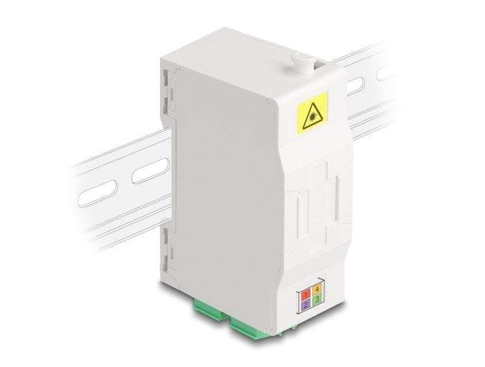 Delock 88098 Box Of Connection Fibre Optic Carril Din With Stand Empalme And 4 X Acoplador Lc Duplex