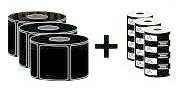 Zebra ZIPSHIPKIT1 White Label Printer Self-adhesive